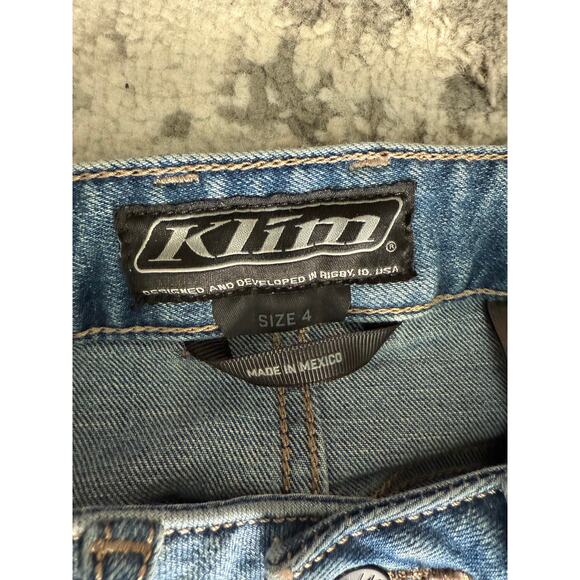 KLIM Betty Tapered Stretch Denim Riding/Motorcycle Jeans Women's Size 4 - Picture 3 of 10